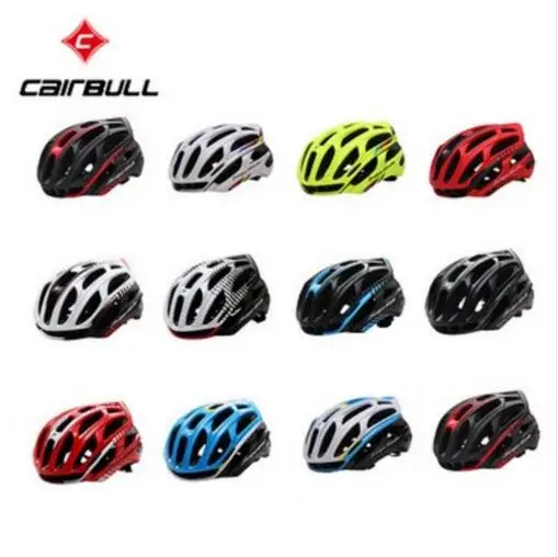 CAIRBULL Road MTB Cycling Helmet Took Lightweight Breathable Bicycle Safety Warning Lights 5 Colors Cap |