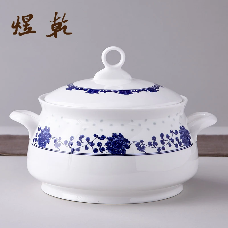 Yuqian китайский Стиль Керамики кухонная посуда 56 шт. 45% костяной фарфор свадебное