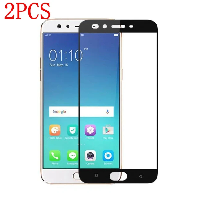 Закаленное стекло с полным покрытием для OPPO F3 Plus 2 шт. защитная пленка экрана