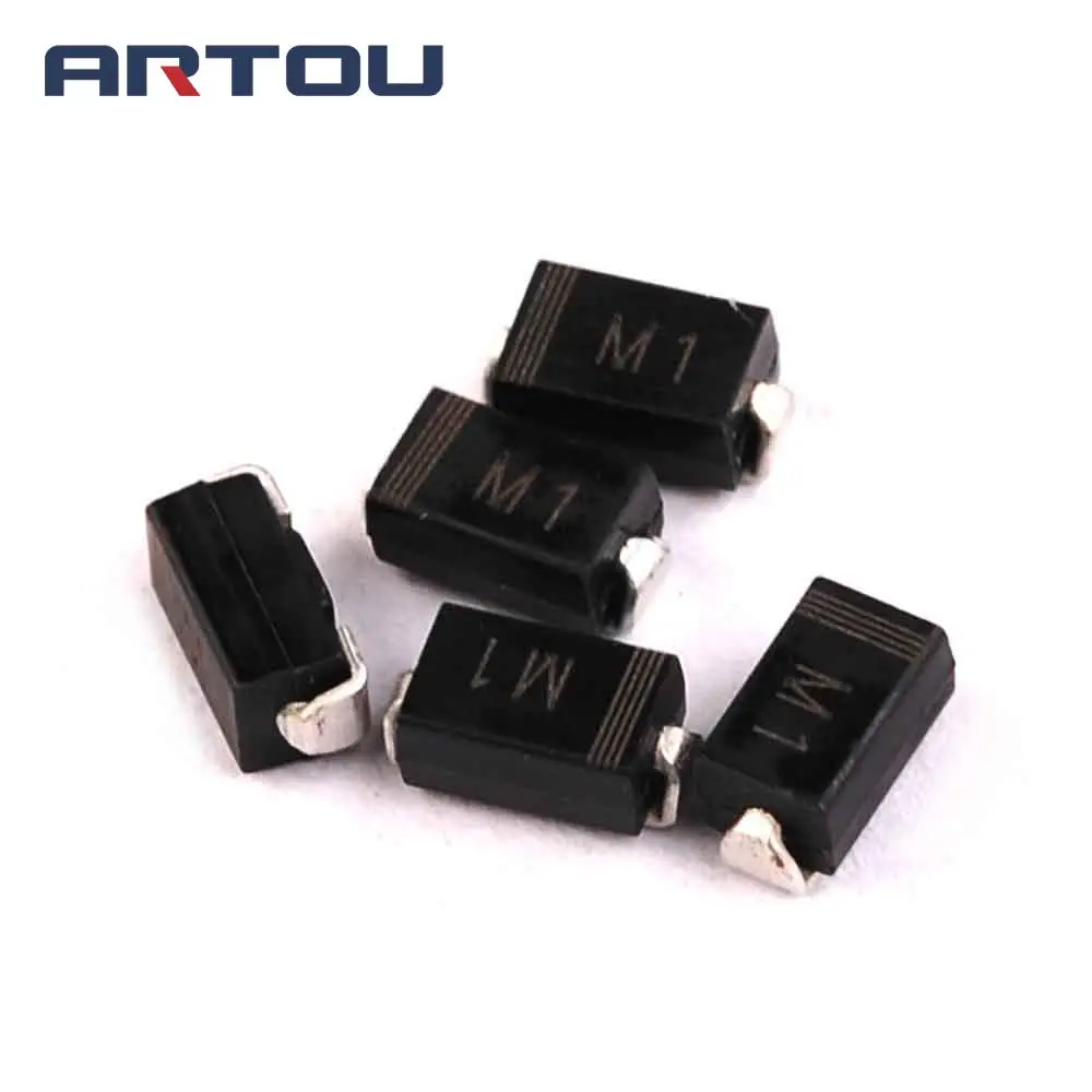 7 видов * 10 шт. = 70 шт./лот SMD пакет диодов/M1 (1N4001)/M2 (1N4002)/M4 (1N4004)/M7 (1N4007)/SS12 SS14 SS34 |