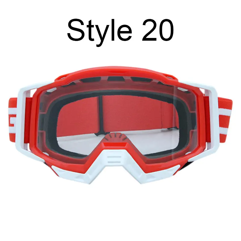 Goggles Glasses 20 Nuoxintr MX очки для мотокросса шлем мотоциклетные очки маска ATV Dirt Bike мото Лыжный спорт на открытом воздухе гоночный скутер - Цвет: Goggles Glasses 20