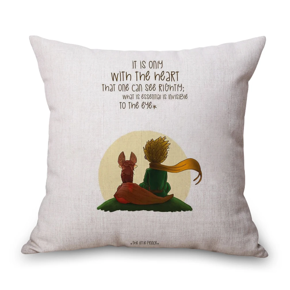 Лисичка Le Petit Prince наволочка для тела льняная кровать подушки путешествий чехол