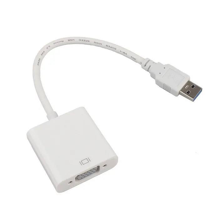 Внешний Кабель адаптер с USB 3 0 на VGA для Windows 7 WIN 8|usb 3.0 to vga|super speed usb 3.0usb |