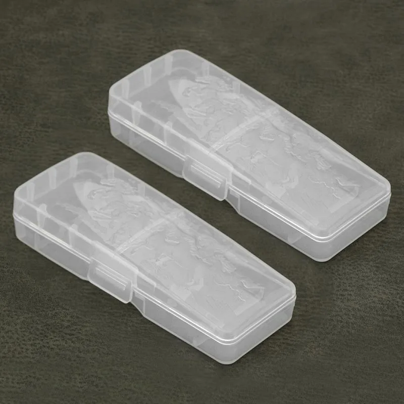 2 box Портативная коробка для хранения, держатель, универсальный тип, сплав, безопасная бритва для мужчин, регулируемая, для близкого бритья, Классическая бритва - Цвет: 2 box