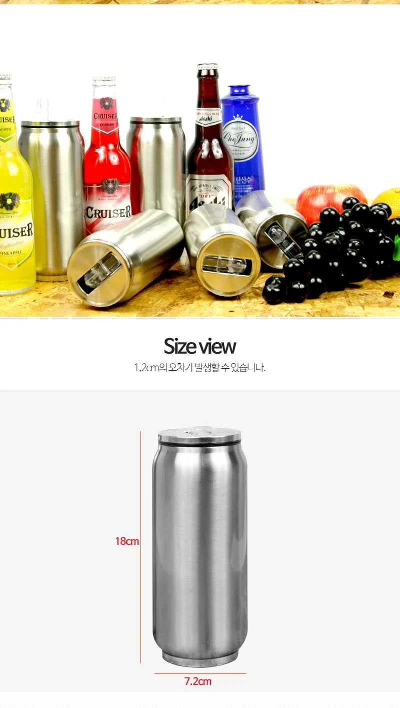 Оригинальный оригинальный мультяшный термос кружка банка колы необычная чашка с