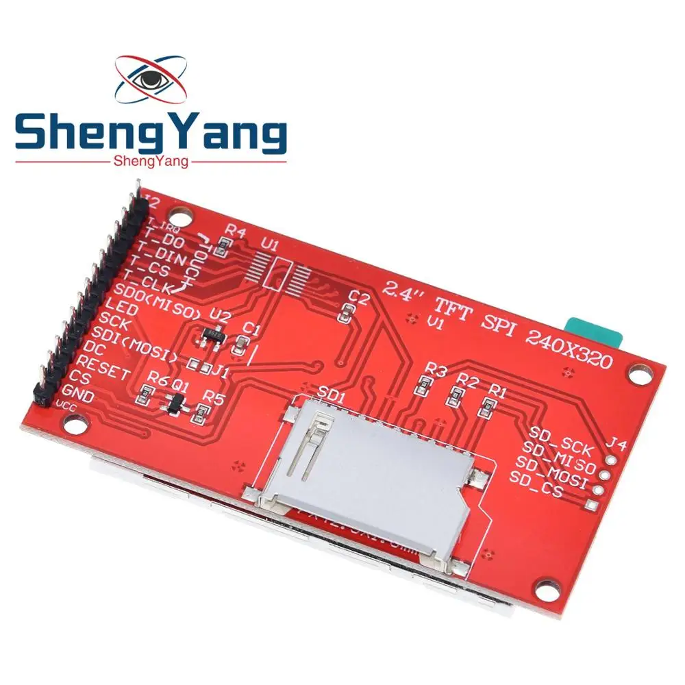 2 4 &quot2 inch 240x320 SPI TFT ЖК дисплей серийный Порты и разъёмы модуль 5V/3 3 V PCB адаптер микро