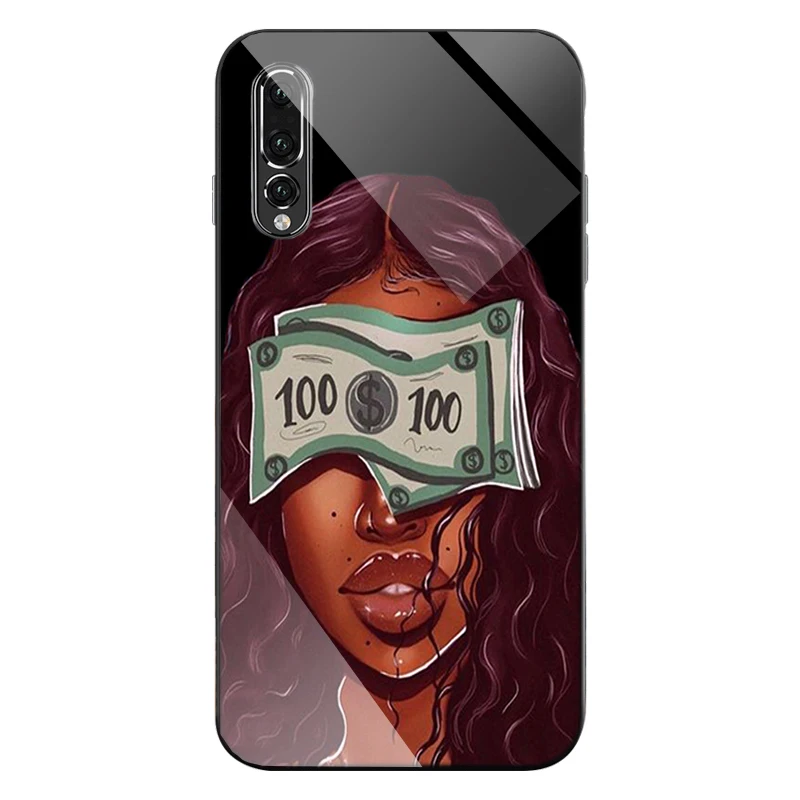 Luxury Cute interesting Phone Case For huawei p30lite mate20 pro P20 Clear glass Soft Back Cover Huawei nova3i 4 celular |