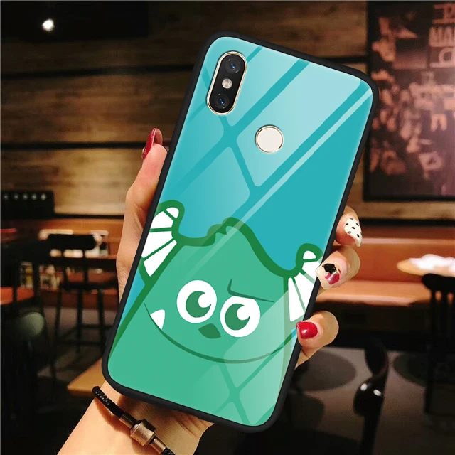 sulley Чехол из закаленного стекла для huawei P20 P30 P Smart mate 10 20 30 P30 Lite Pro Y6 Y9 для Honor View 20 10 8X Lite TPU чехол - Цвет: sulley