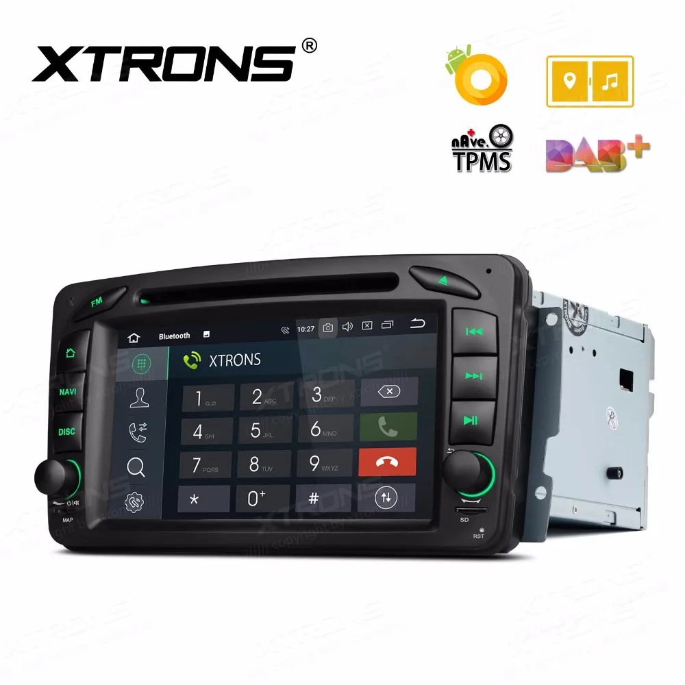XTRONS 7 &quotандроид 8 0 Octa Core dvd-плеер для автомобиля радио gps DAB Mercedes Benz A-W168 W209 C209 W463 Viano
