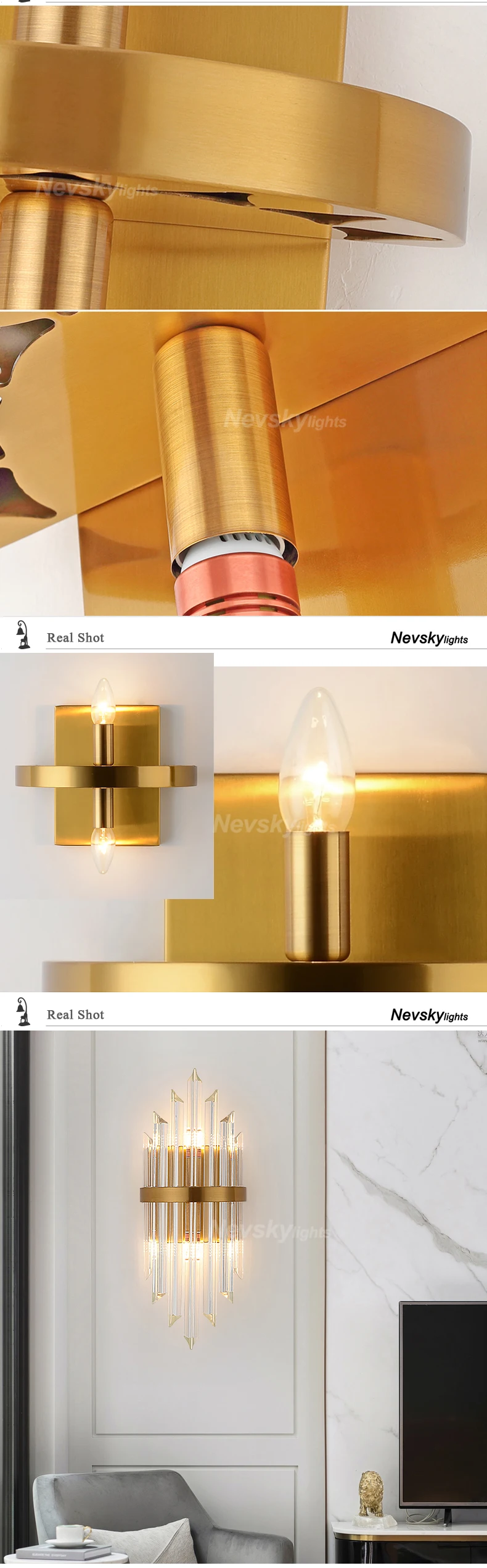 European beside lamps wall light glass for living room wall lamp gold candle wall lamp romantic wall lamp bedroom lights