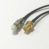 new modem coaxial cable rp sma female jack nut switch fme female jack connector rg174 cable pigtail 20cm 8 adapter rf jumper