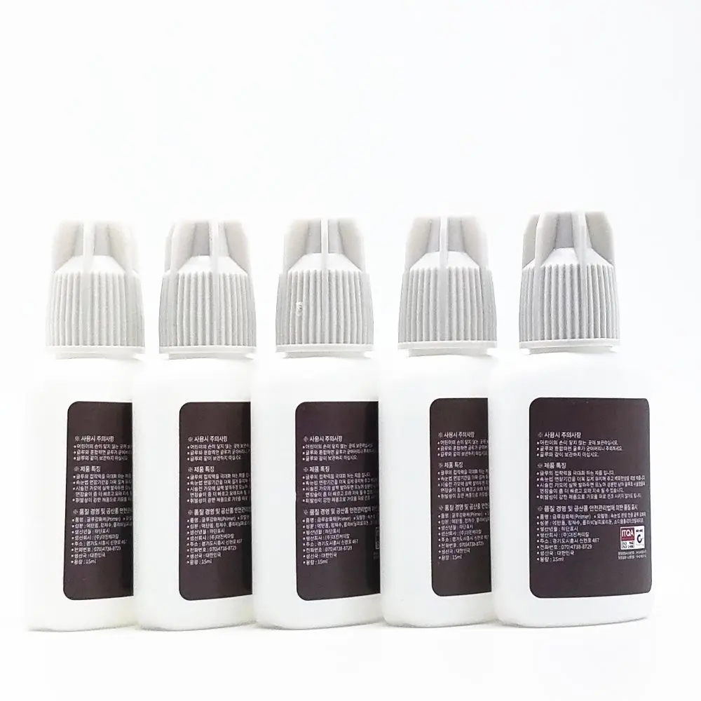 

Korea lady Eyelash Extension Glue Primer PROFESSIONAL Extension fake eyelash lash glue primer 15ml made in korea 10 pieces/lot