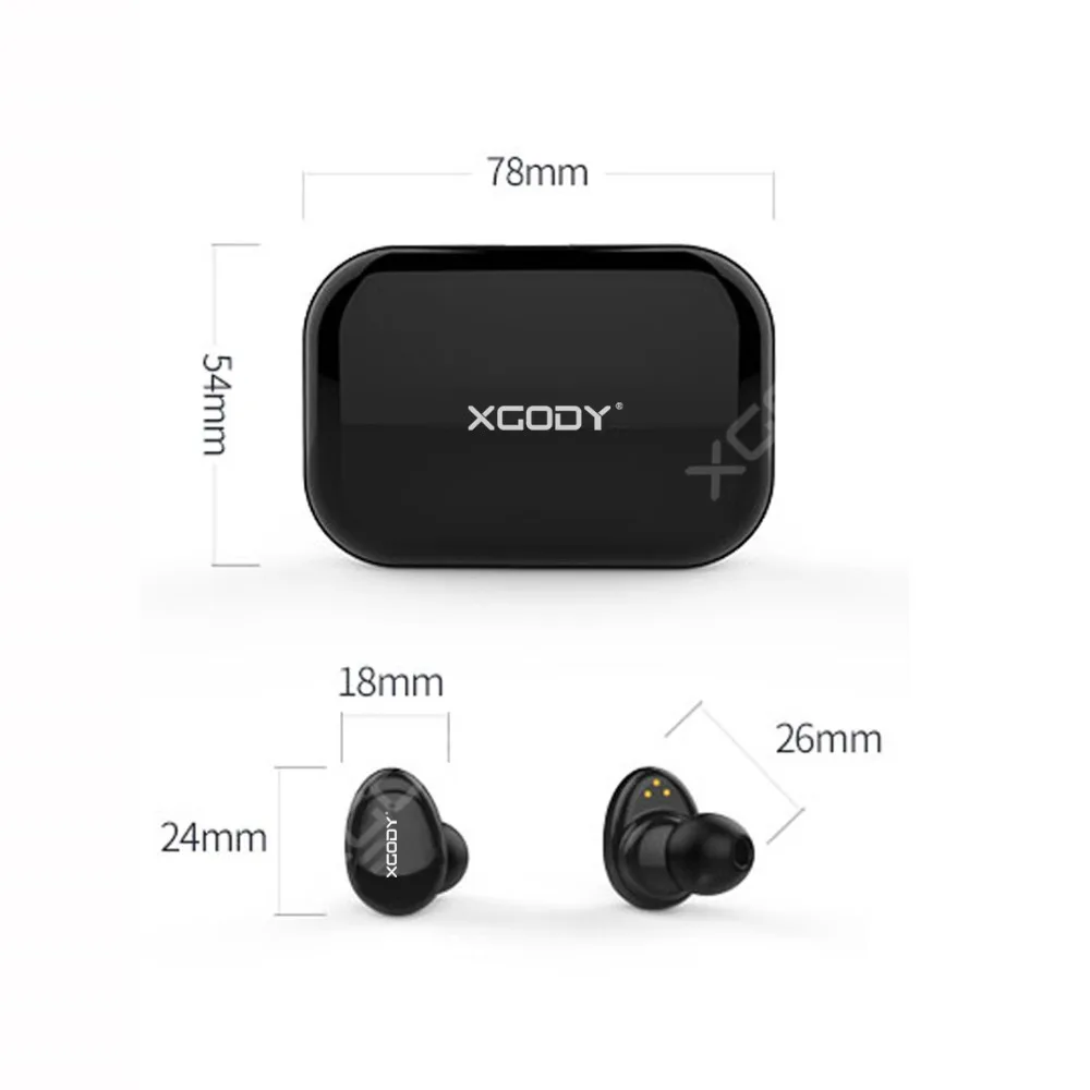 XGODY P9 TWS беспроводные наушники спортивные Bluetooth 5 0 в ухо стерео беспроводная