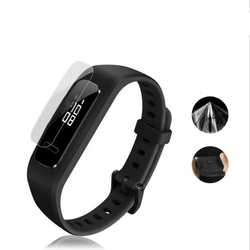 Мягкая прозрачная защитная пленка из ТПУ для Huawei Band 3E чехол смарт браслета часов