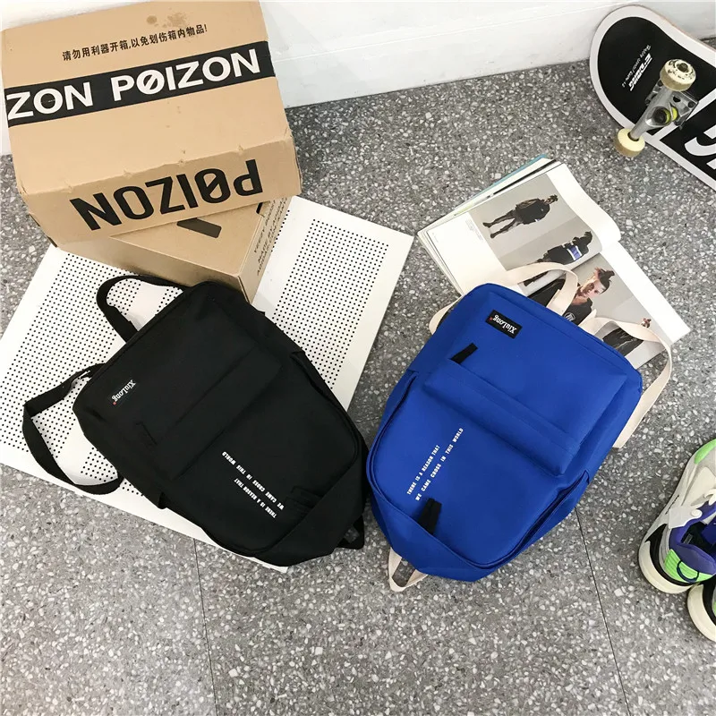 New Fashion Women Nylon Backpack Schoolbags School Backpack for Girl Teenagers Boys Children Travel Bags Rucksack Mochilas