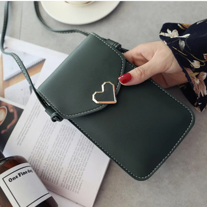 Женская новая простая сумка на одно плечо милая с сердечками прозрачная