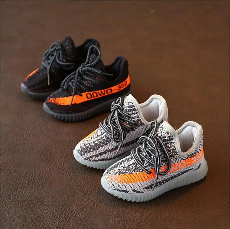 Высокое Качество Дети Мальчики Девочки Кроссовки 2017 Дышащий Воздуха Сетки