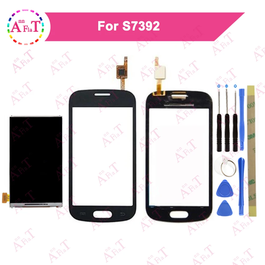 4 0 &quotдля Samsung Galaxy Trend Lite S7390 S7392 ЖК-экран + сенсорный экран дигитайзер черный и белый