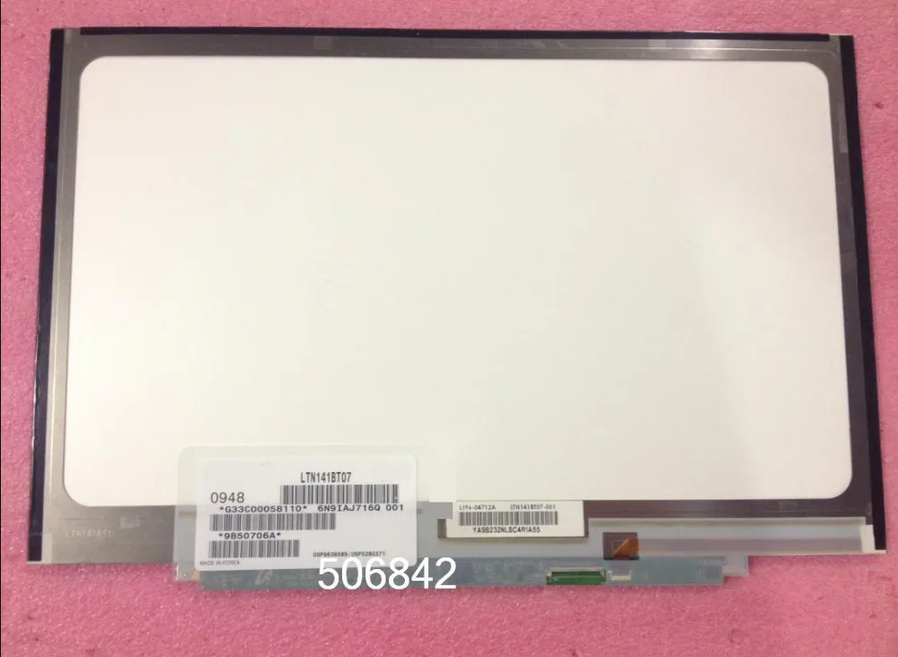 

14.1" laptop LCD screen LTN141BT07 ,New 1440*900