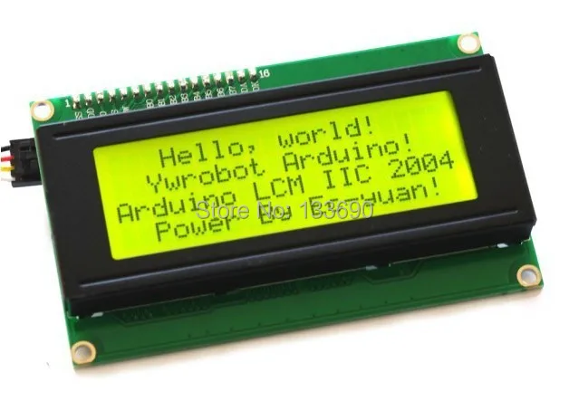 10 шт. 20X4 LCD 204 2004A 20x4 20*4 ЖК модуль 5 в желтый и зеленый экран дисплея для 3D принтера IIC