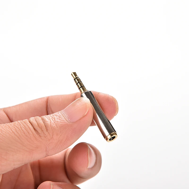 1 шт. металлический адаптер для наушников Папа мама|ctia to omtp|omtp headphones3.5mm male female |