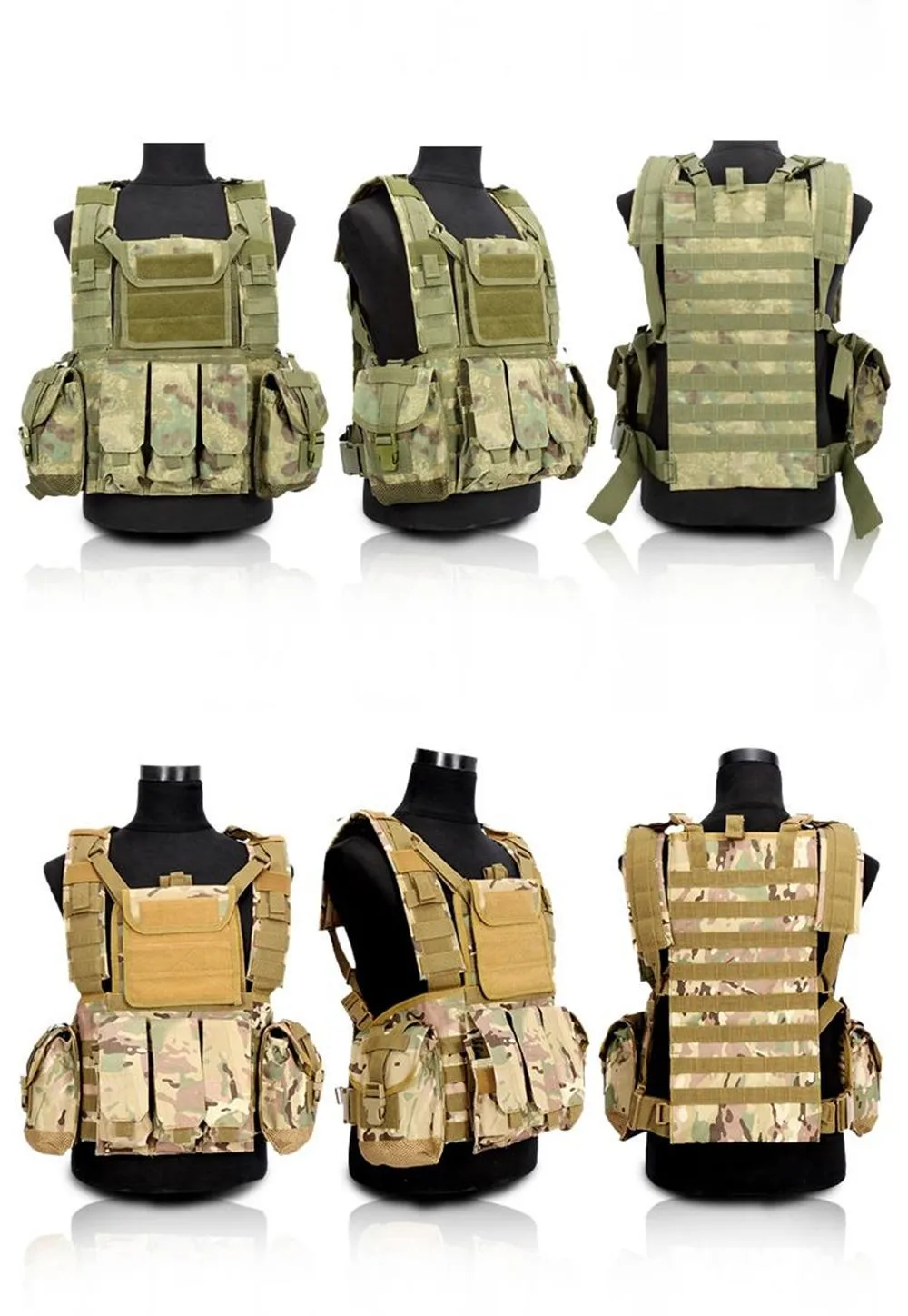 Molle столовая тактический жилет спортивный гидратационный боевой RRV жилет CB OD BK на FG Мультикам