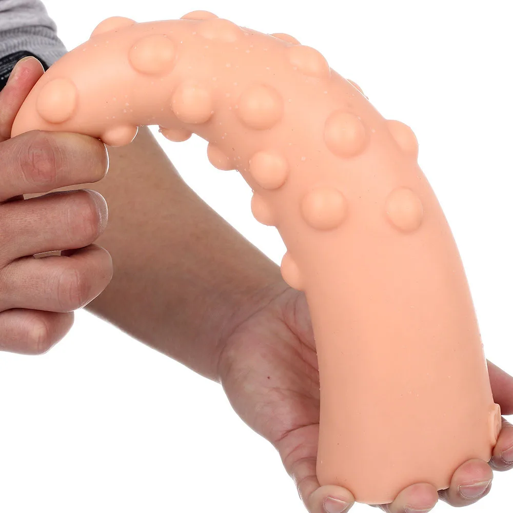 Новинка 2019 стильный большой анальный фаллоимитатор с гранулами для массажа