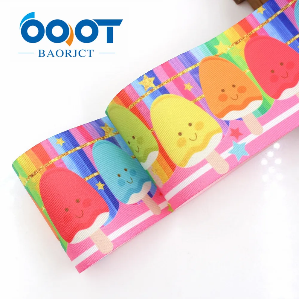 OOOT BAORJCT I 19426 1108 3 &quot 10 ярдов мультфильм торт тепловой передачи печатных grosgrain ленты