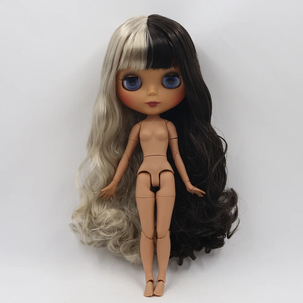 Кукла Blyth ICY DBS с темной кожей шарнирное тело новое матовое лицо серебряные