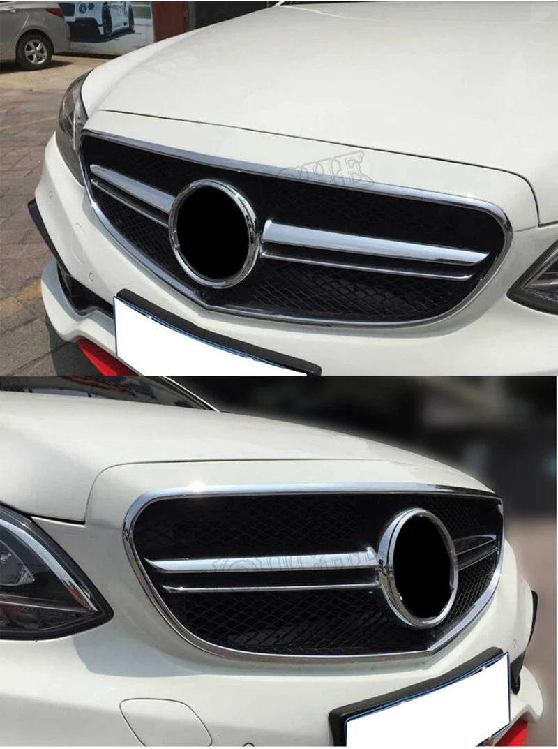 W212 AMG Стиль передний бампер решетка сетки для Mercedes W212 E Class 4-дверный седан 2013- E200 E250 E300 E350 E400