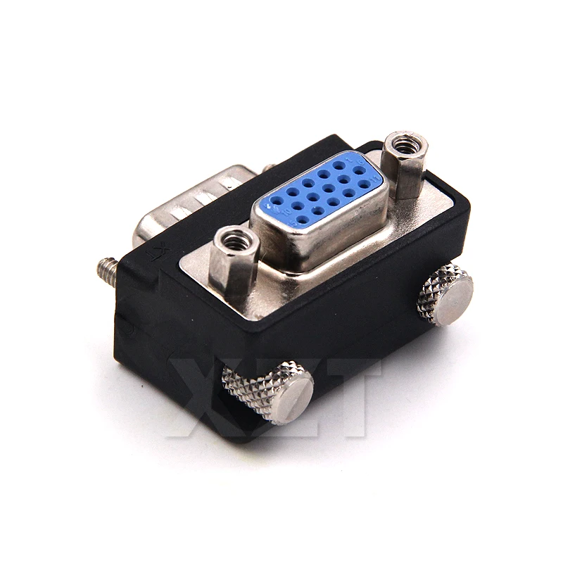 Высокое качество 10 шт./лот 90 градусов вниз правый угловой VGA SVGA папа к 15 контактный