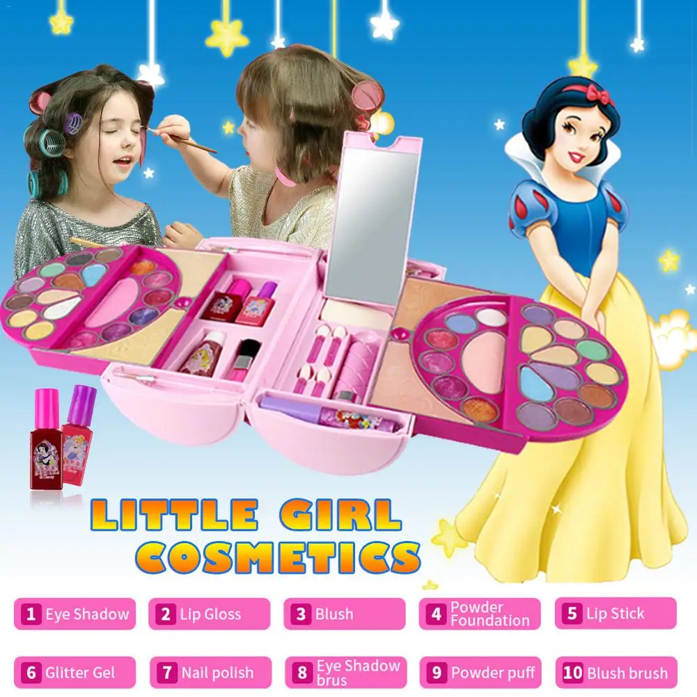 53 шт./компл. косметический набор для disney Pandora Magic Mirror серии игрушечный Макияж украшения безопасные и не токсичные для девочек