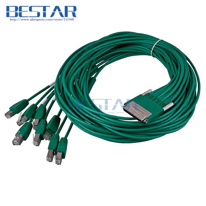 CAB HD8 ASYNC 68pin to 8 x RJ45 кабельные разъемы 3m 10ft port EIA 232 Async для фотоинтерфейса|rj45 cable