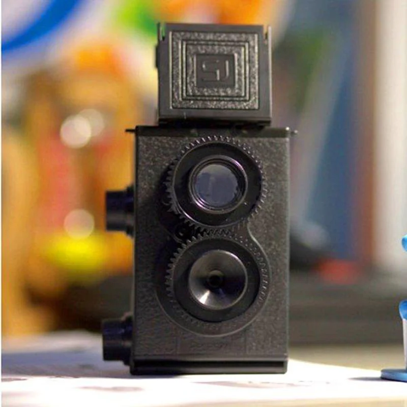 Модные черные DIY Твин TLR 35 мм ЛОМО фильм Камера комплект Классический играть хобби