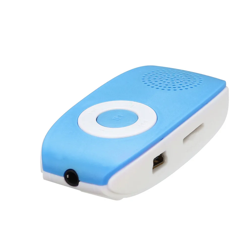 Мини-usb на клипсе MP3 плеер Поддержка SD карты памяти 32 Гб Портативный спортивный музыкальный медиа Встроенный динамик плеер