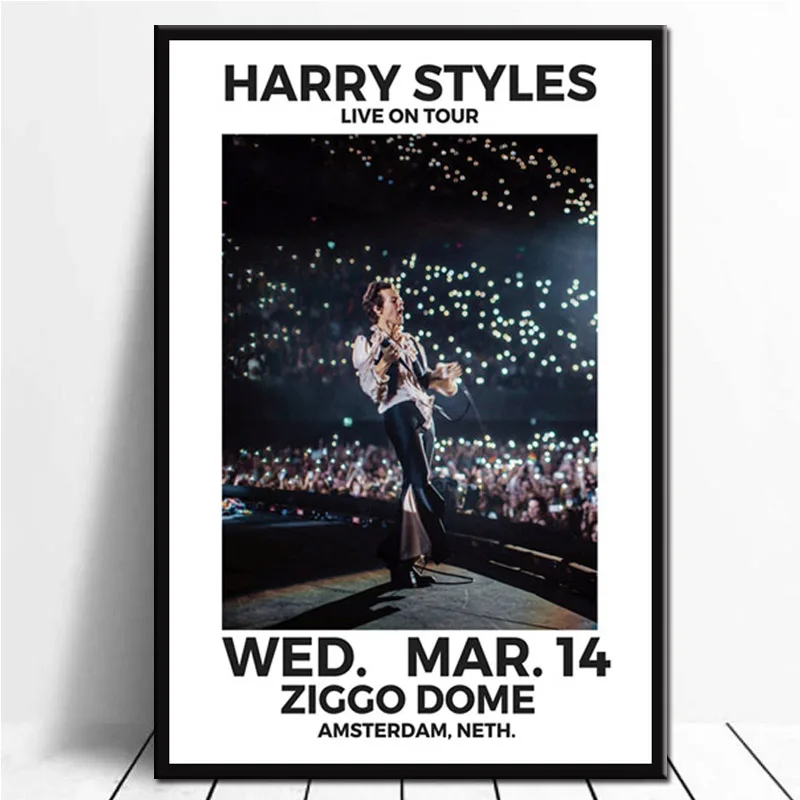 Harry Styles World Tour Live Cover история художественный постер Картина Настенная картина домашний декор, плакаты и принты