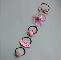 new mini animal elastic hairbands baby solid fruit bands boutique girls hair accessories headdress kids hair ropes q22