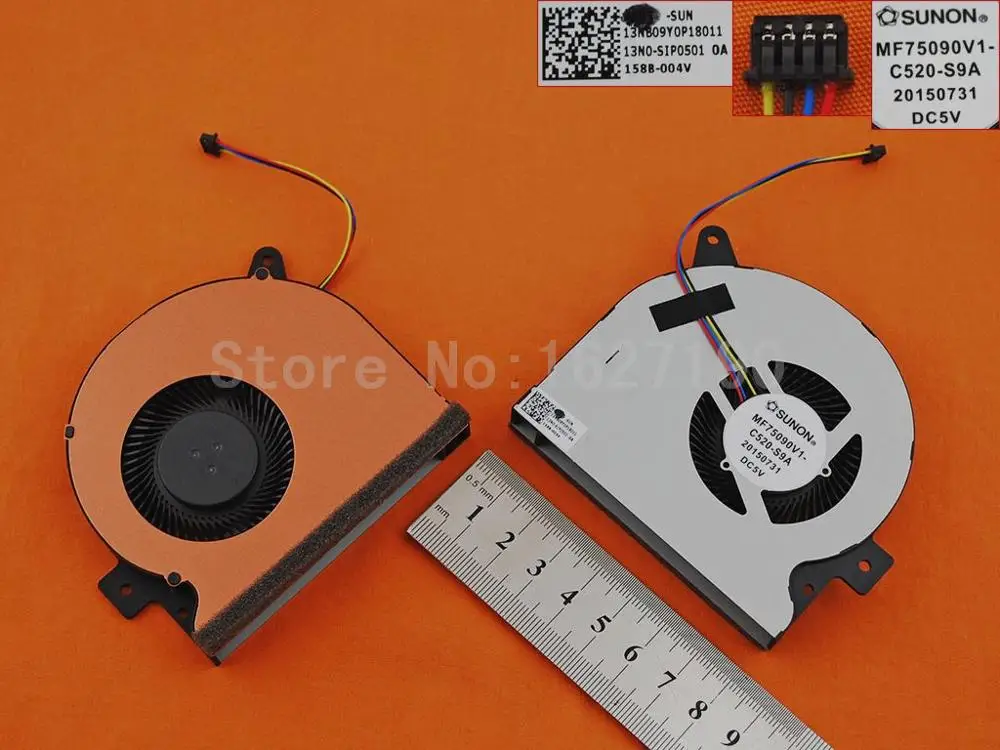

Brand New Laptop Cooling CPU FAN Repair Replacement for ASUS G752VL(For CPU fan) MF75090V1-C5 10-S9A CPU Cooler/Radiator 5V 20MM