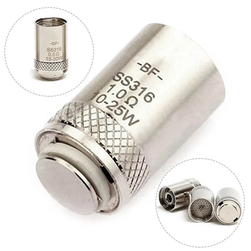 5 шт. сменные катушки для эго AIO Coil Cubis BF Coil SS316 0.5ohm/0.6ohm/1ohm/1.5ohm Coil для эго AIO Mini Atomizer