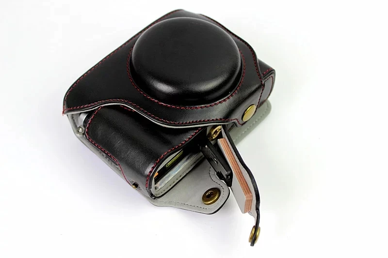 PU leather Digital camera case bag cover pouch for Fuji Fujifilm X70 Camera x70 Accessories With Battery Bottom Opening | Электроника
