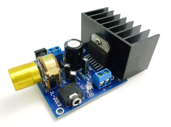 AC/DC12V TDA7297 Rev A Low Noise mini home Power Audio Amplifier Board 2*15W Dual-Channel Digital Stereo high SNR Cooling fin |