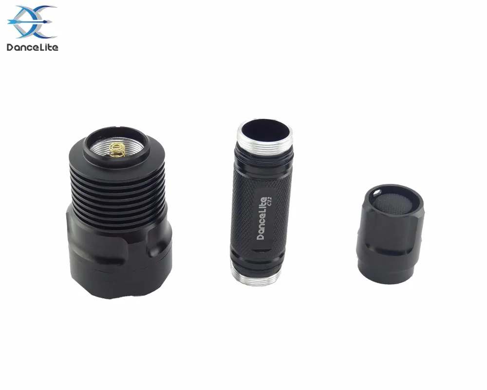 Тактический охотничий фонарик DanceLite C12 XM L2 U3 1 режим (вкл/выкл) светодиодные