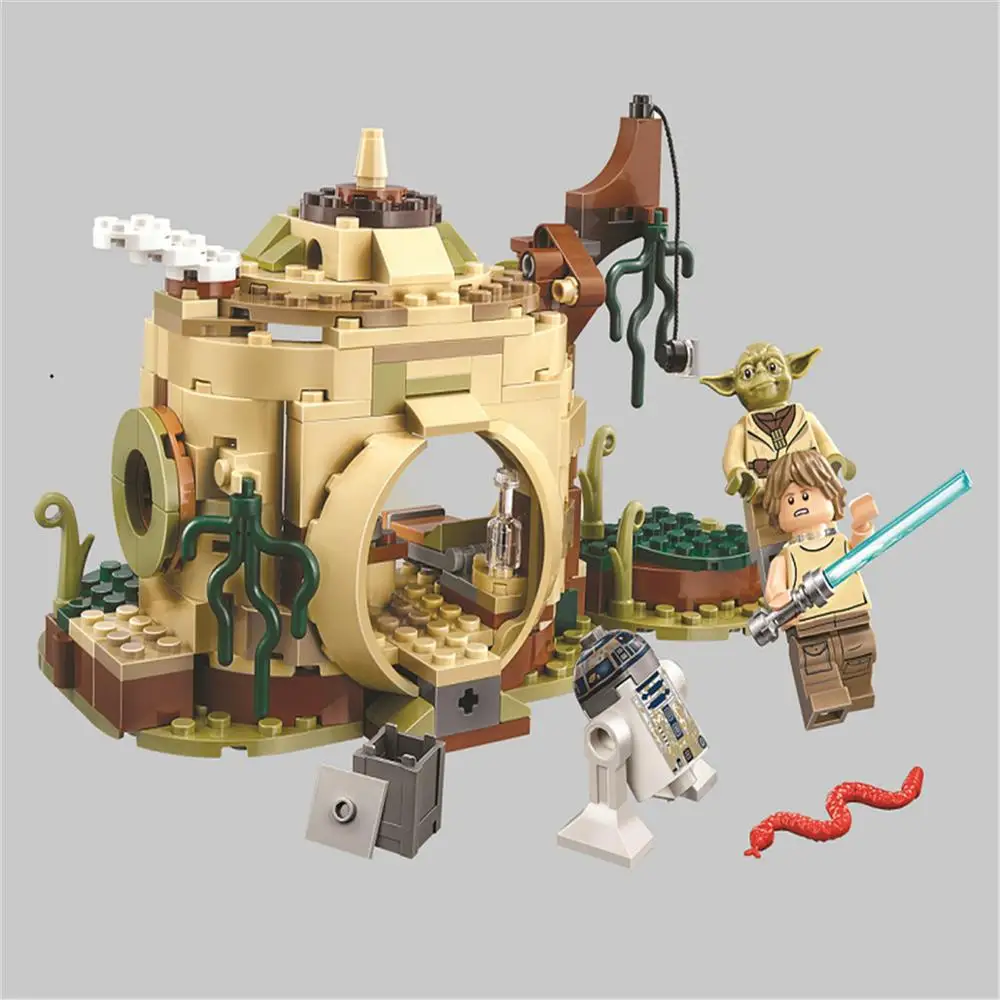 Звездные войны серии йода Хут Люк Скайуокер R2-D2 строительный блок 241 шт Кирпичи