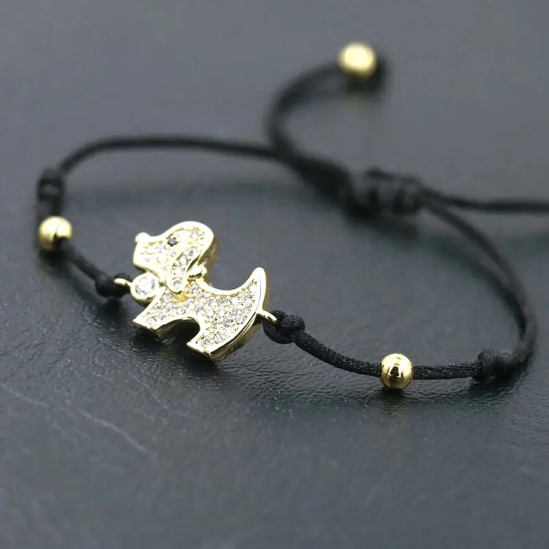 BPPCCR милого щенка браслет с фигуркой собаки для мужчин и женщин мальчиков девочек