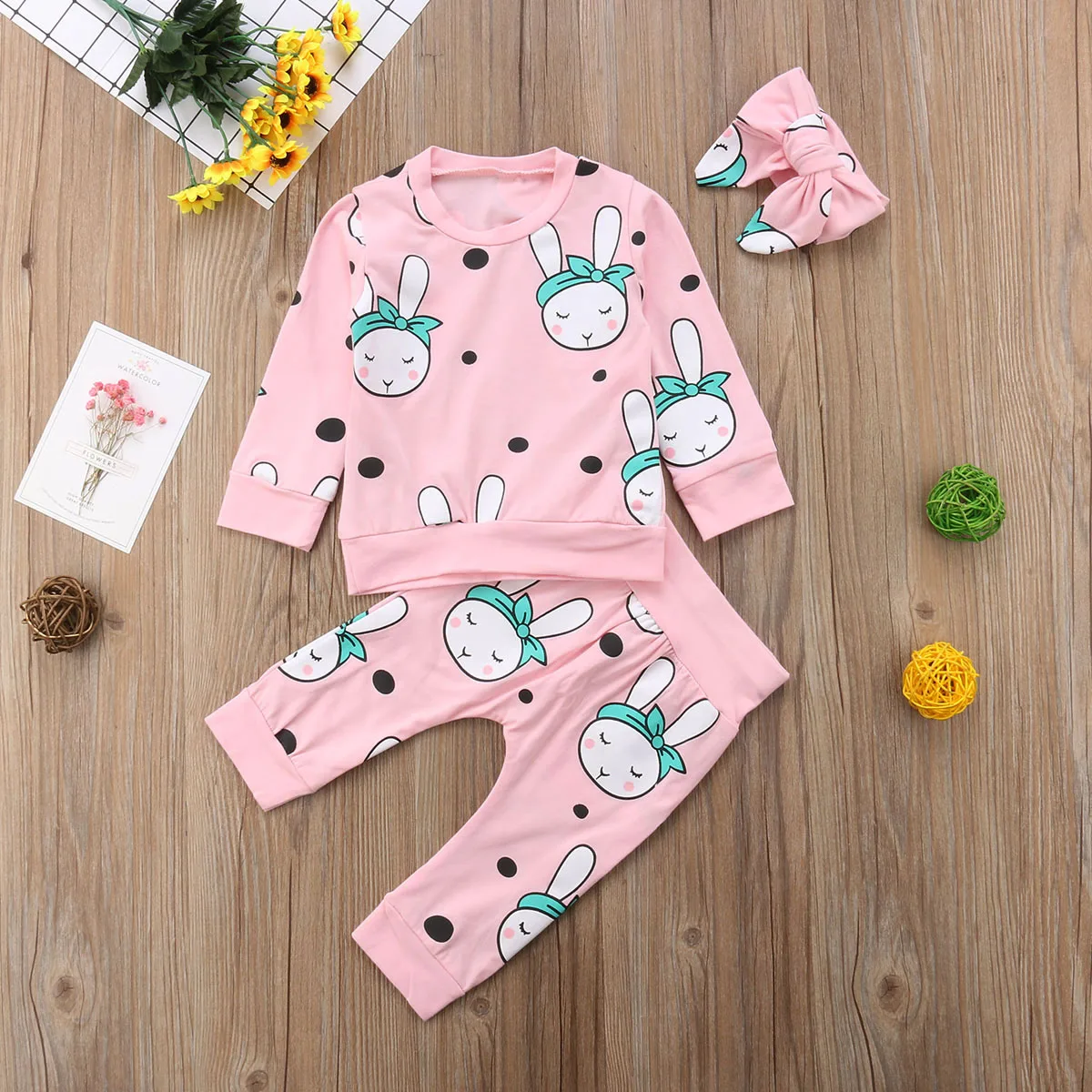 3 шт. Детские осенне-зимние топы с длинным рукавом и брюки | Детская одежда обувь