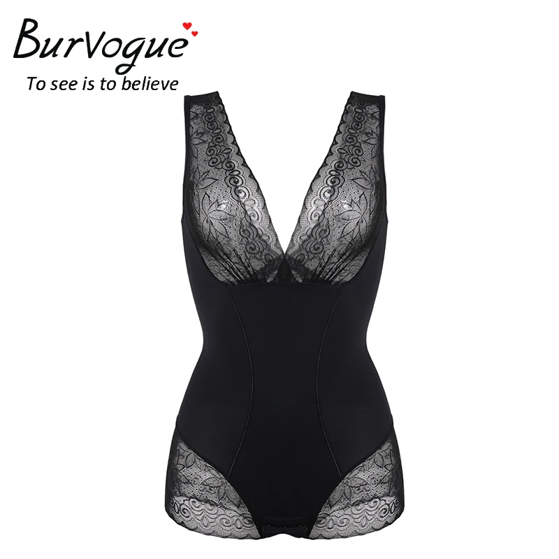 Burvogue, женское корректирующее белье, бесшовные Боди, Корректирующее белье, утягивающее белье размера плюс XS-3XL