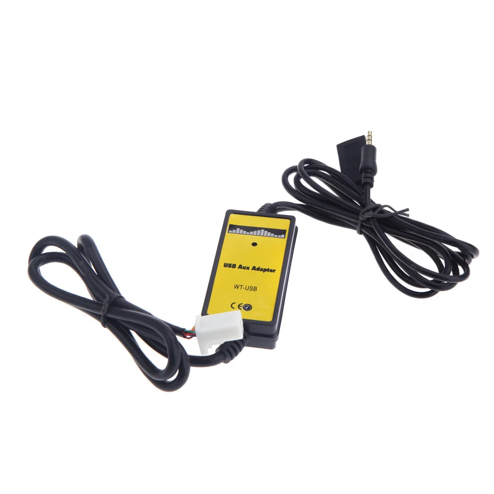 Автомобильный USB Aux in адаптер mp3 плеер автомобильный радиоинтерфейс для Toyota