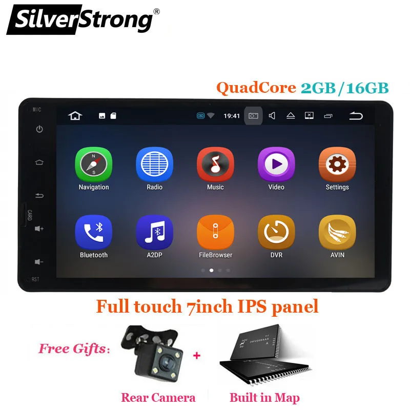 SilverStrong 7''OctaCore ram 4G ROM32G Android9.0 автомобильный DVD gps плеер Navi для Mitsubishi Outlander ASX- full toucreen