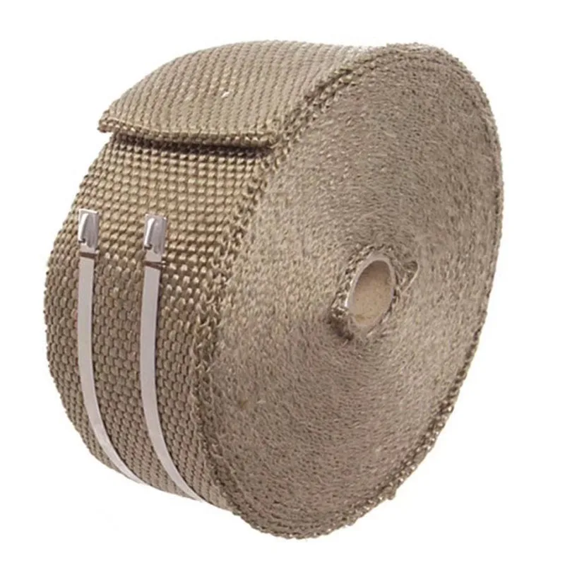 10 м термопленка Venta Caliente de Calor De Escape Escudo Tan Protectora cinta Aislante A Prueba Fuego Tela Rollo Kit para|para| |