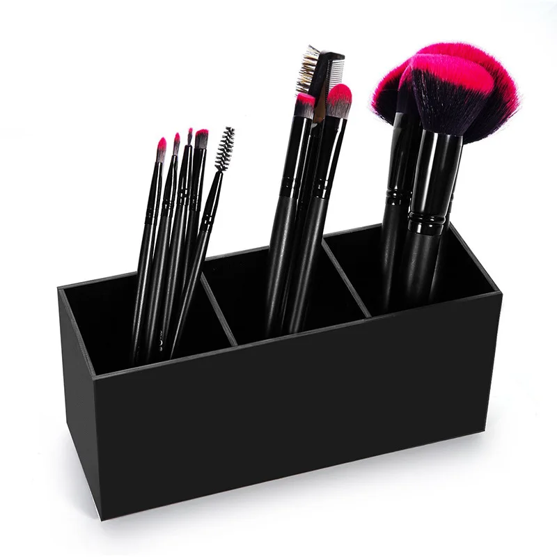 Ящик для хранения кистей макияжа Акриловая косметическая кисть губ держатель